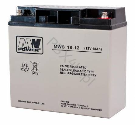 Akumulator AGM MWS 12V 18AH
