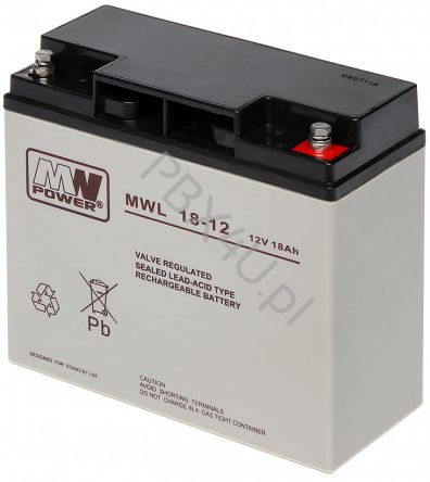 Akumulator AGM MWL 12V 18AH
