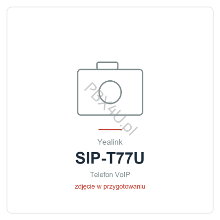 Telefon VoIP YEALINK SIP-T77U